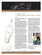 Middle Ridge Winery Newsletter "WineTalk" Spring, 2010